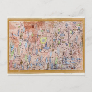 Postal Paul Klee- Follaje escaso