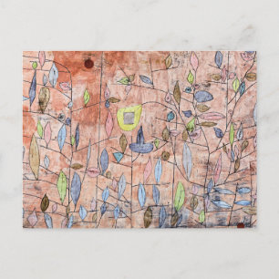 Postal Paul Klee - Follaje Escaso