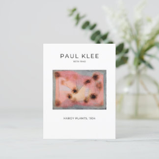 Postal Paul Klee, Hardy Plants - Arte abstracto moderno