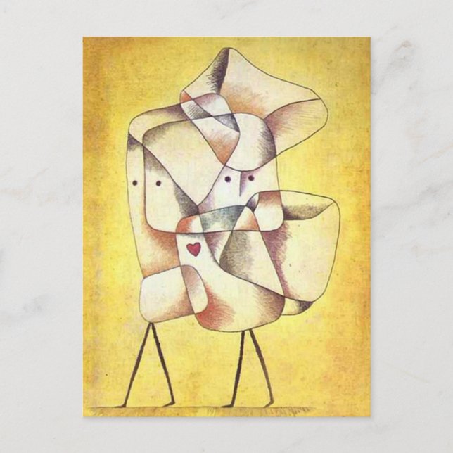 Postal Paul Klee - Hermanos (Anverso)