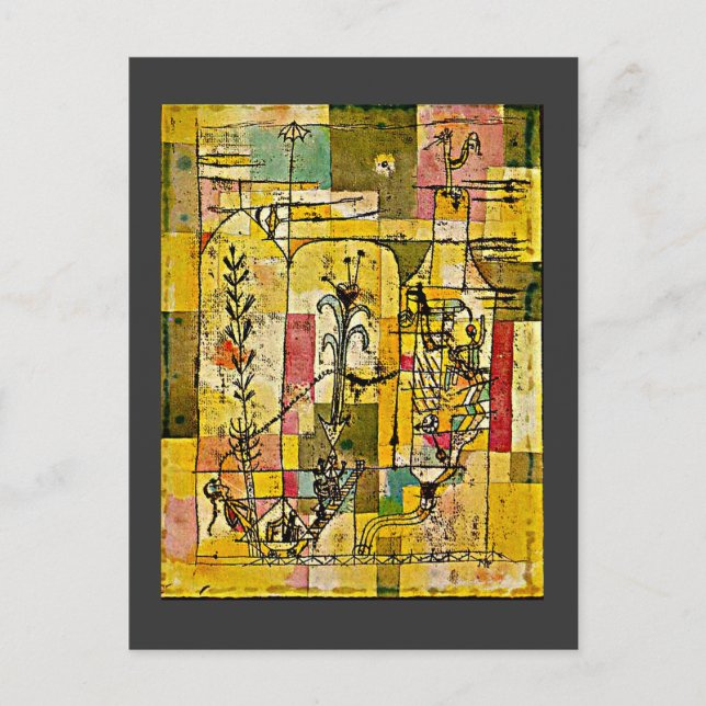 Postal Paul Klee - Historia de Hoffmann (Anverso)