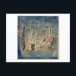Postal Paul Klee, "Jardín de los escombros", 1923<br><div class="desc">Esta postal es una reproducción de la pintura de Paul Klee de 1923 "Jardín sobre los escombros".</div>