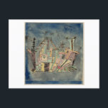 Postal Paul Klee, "Jardín de los escombros", 1923<br><div class="desc">Esta postal es una reproducción de la pintura de Paul Klee de 1923 "Jardín sobre los escombros".</div>