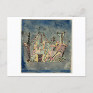 Postal Paul Klee, "Jardín de los escombros", 1923