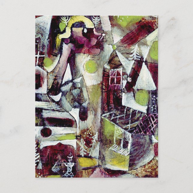 Postal Paul Klee - Leyenda de pantano (Anverso)