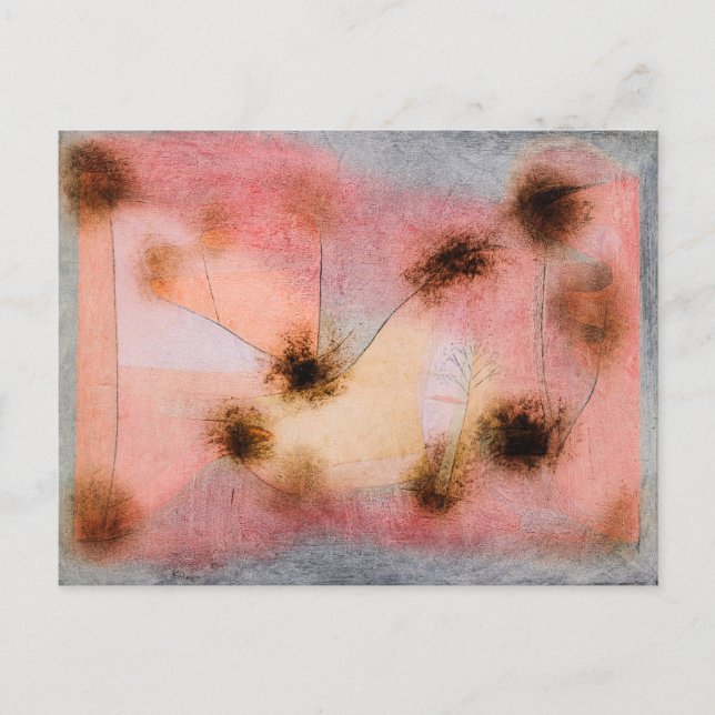 Postal Paul Klee - Plantas resistentes (Anverso)