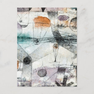 Postal Paul Klee Plantas Tierra y Reino del Aire: Bauhaus