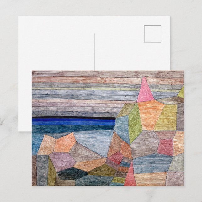 Postal Paul Klee | Promontorio Ph | (Anverso / Reverso)