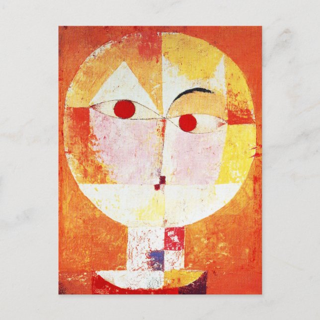 Postal Paul Klee Senecio Postcard (Anverso)