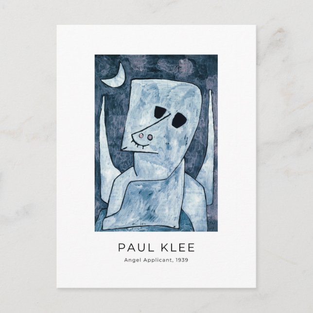 Postal Paul Klee, solicitante Angel - Arte abstracto mode (Anverso)