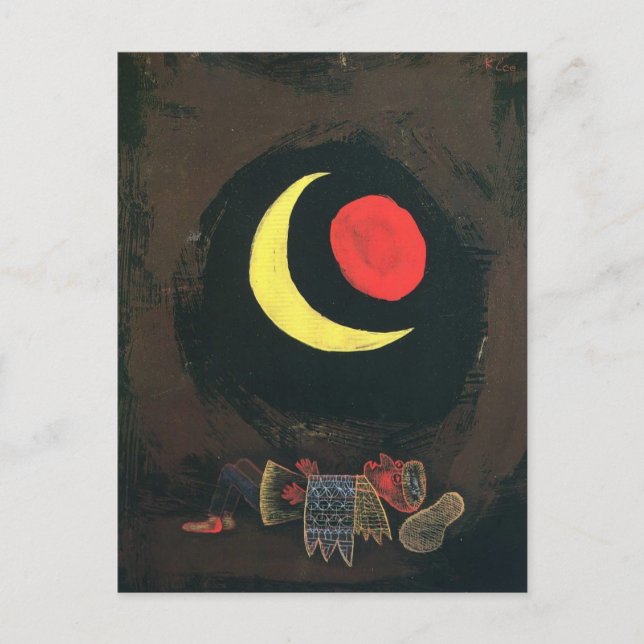 Postal Paul Klee- Sueño Fuerte (Anverso)