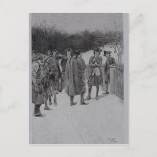 Postal Paul Revere trae noticias a Sullivan