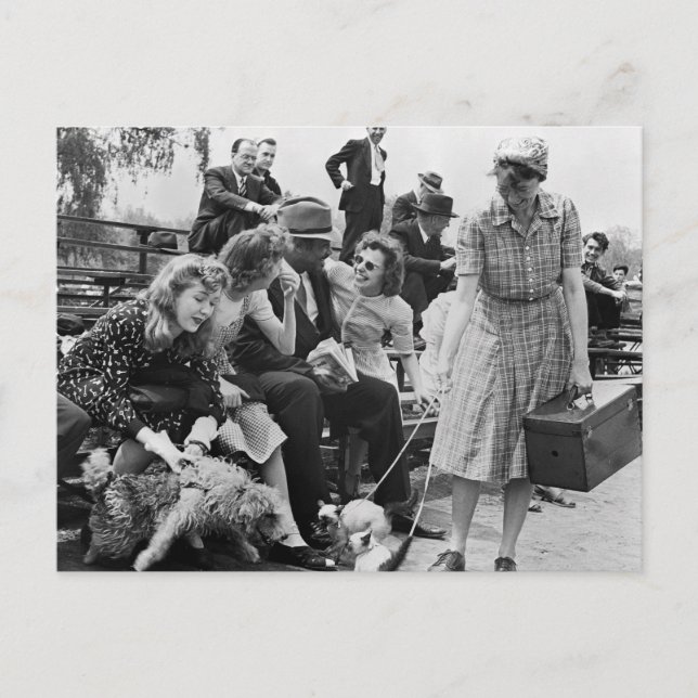 Postal Paul Robeson y sus amigos, años 40 (Anverso)