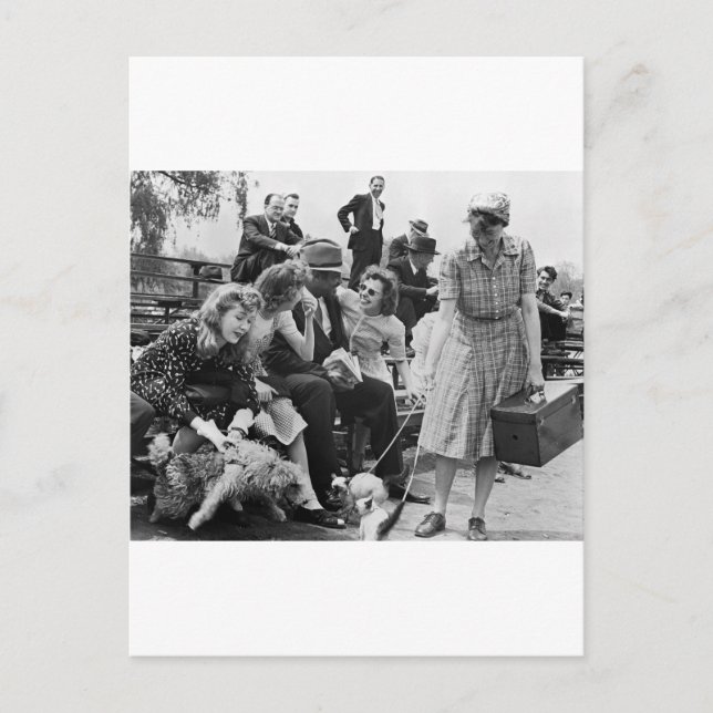 Postal Paul Robeson y sus amigos, años 40 (Anverso)