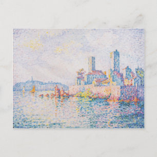 Postal Paul Signac - Antibes, las torres