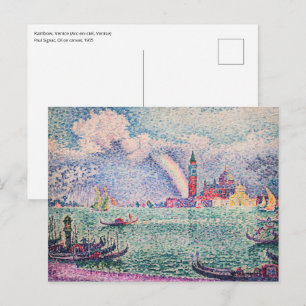 Postal Paul Signac - Arcoíris, Venecia