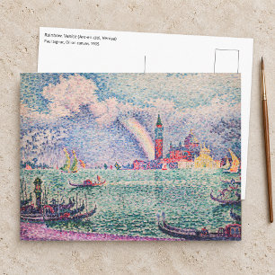 Postal Paul Signac - Arcoíris, Venecia