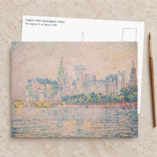 Postal Paul Signac - Aviñón, Mañana