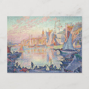 Postal Paul Signac - El puerto de Saint-Tropez