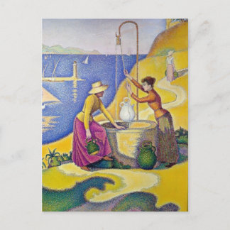 Postal Paul Signac - Jóvenes mujeres de la Provenza en el