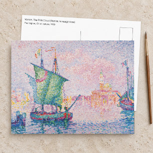 Postal Paul Signac - Venecia, La Nube Rosa