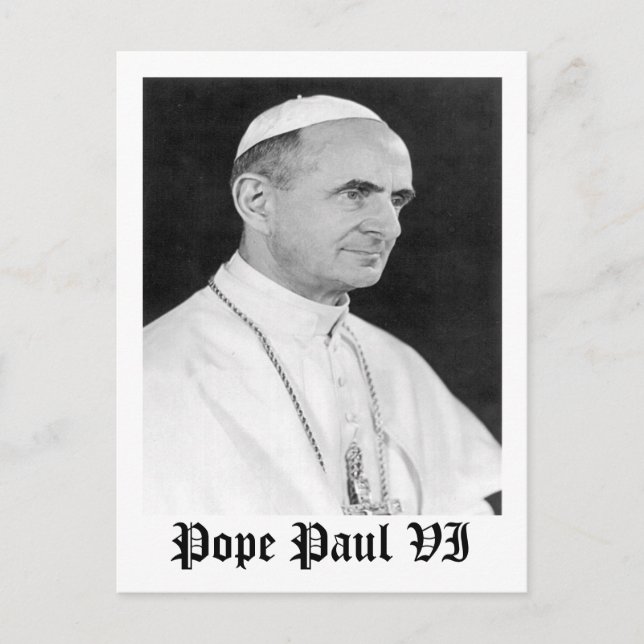 Postal Paul VI (Anverso)