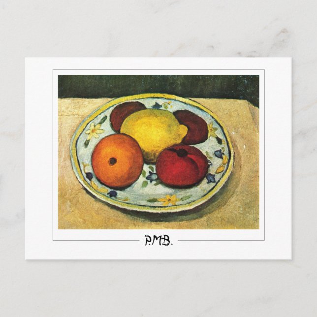 Postal Paula Modersohn-Becker #102 - Arte fino (Anverso)