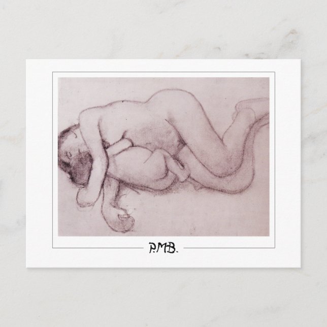 Postal Paula Modersohn-Becker #121 - Arte fino (Anverso)