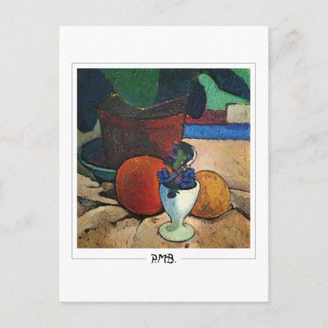 Postal Paula Modersohn-Becker #124 - Bella Artes (Anverso)