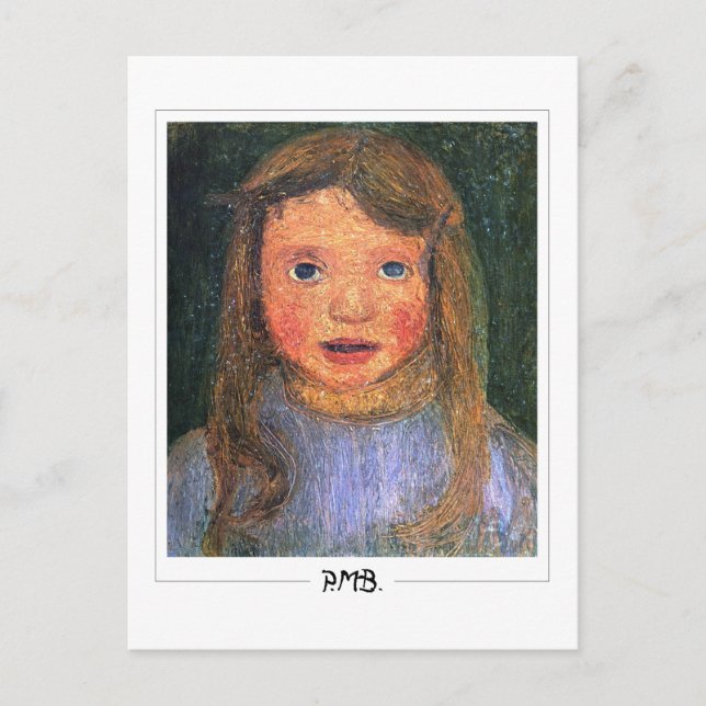 Postal Paula Modersohn-Becker #128 - Bella Artes (Anverso)
