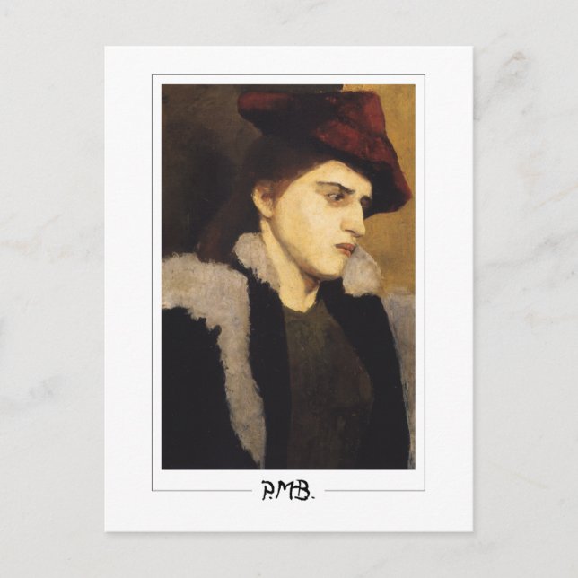 Postal Paula Modersohn-Becker #144 - Arte fino (Anverso)