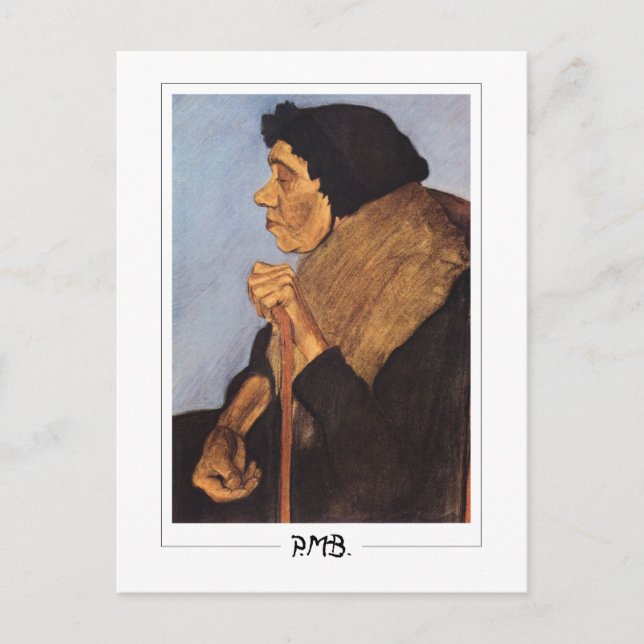 Postal Paula Modersohn-Becker #150 - Bella Artes (Anverso)