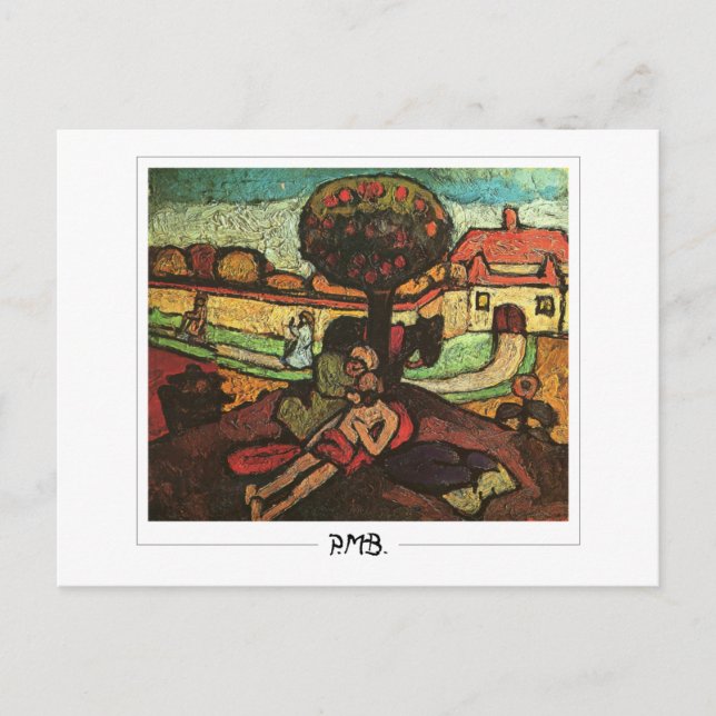 Postal Paula Modersohn-Becker #166 - Bella Artes (Anverso)