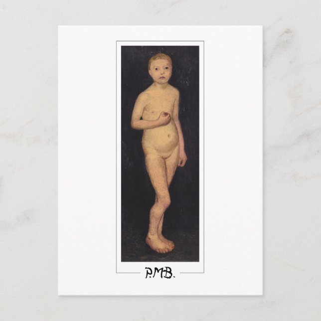 Postal Paula Modersohn-Becker #171 - Arte fino (Anverso)