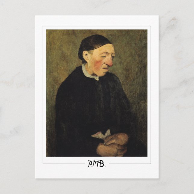 Postal Paula Modersohn-Becker #174 - Arte fino (Anverso)