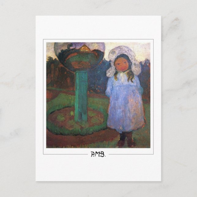 Postal Paula Modersohn-Becker #179 - Bella Artes (Anverso)