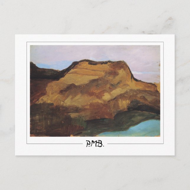 Postal Paula Modersohn-Becker #23 - Arte fino (Anverso)