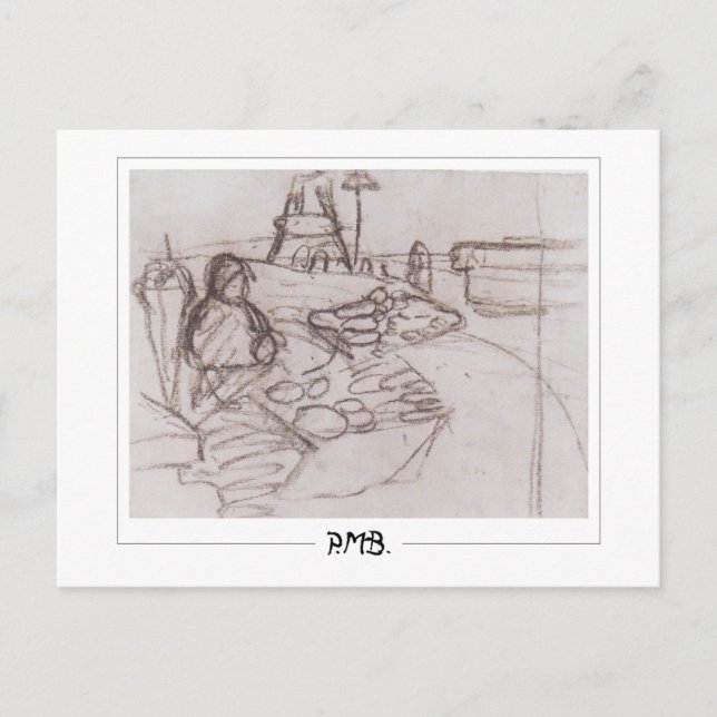 Postal Paula Modersohn-Becker #40 - Bella Artes (Anverso)