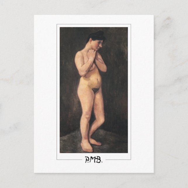 Postal Paula Modersohn-Becker #41 - Bella Artes (Anverso)