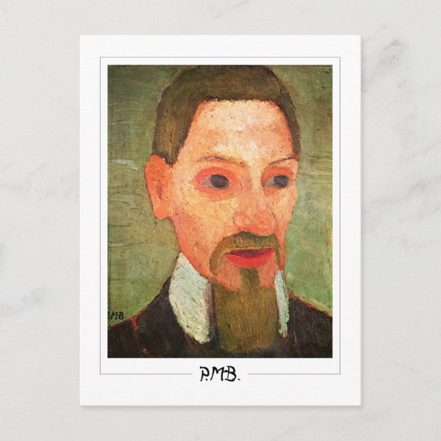 Postal Paula Modersohn-Becker #64 - Arte fino (Anverso)