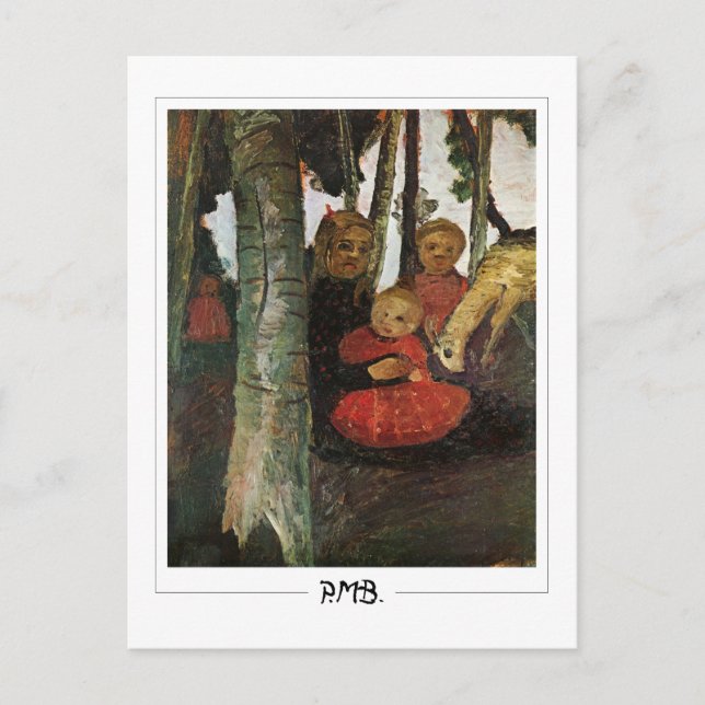 Postal Paula Modersohn-Becker #75 - Bella Artes (Anverso)