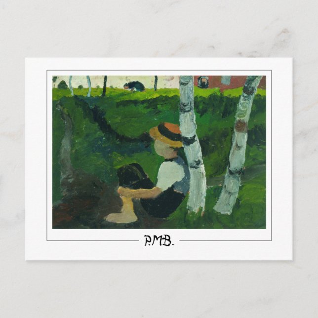 Postal Paula Modersohn-Becker #9 - Bella Artes (Anverso)