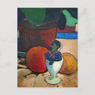 Postal Paula Modersohn-Becker - Vida fija con limón