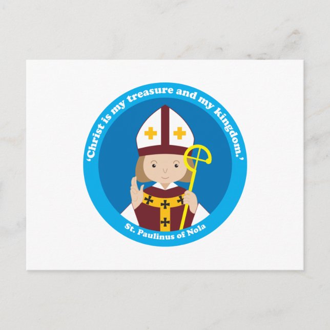 Postal Paulino de Nola (Anverso)