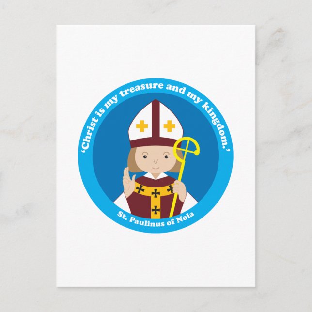 Postal Paulino de Nola (Anverso)