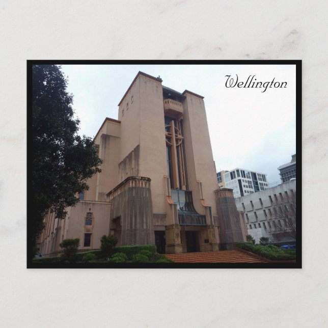 Postal pauls caCathedral wellington (Anverso)