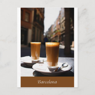 Postal Pausa de café de Barcelona