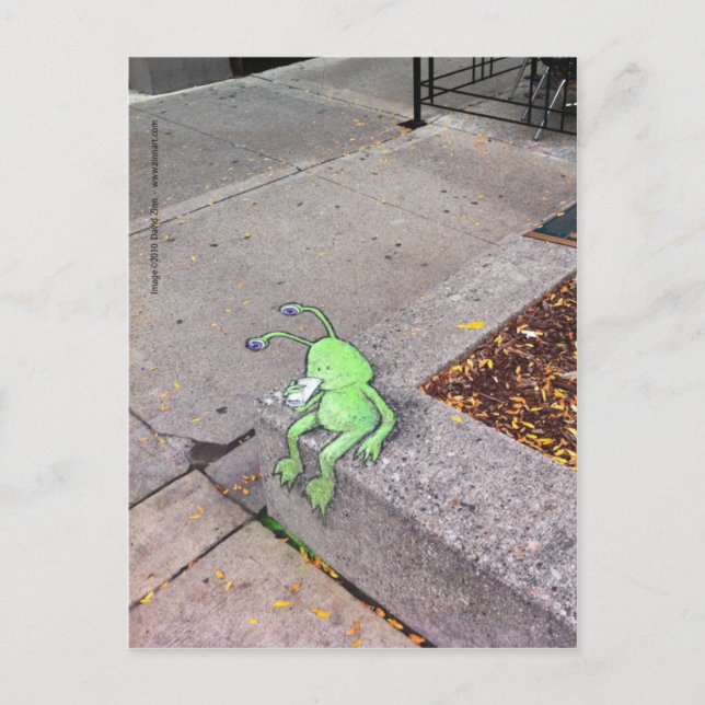 Postal pausa de café de sluggo (Anverso)