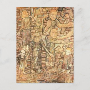 Postal Pavel Filonov - Después de la redada