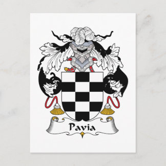 Postal Pavia Family Crest